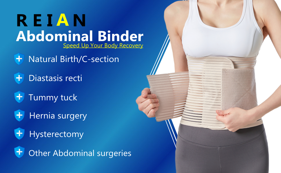 Postpartum Belly Wrap C Section Recovery Belt Belly Band Binder Back  Support Waist Shapewear for Women Waist Trimmer Belt Abdominal Recoery  Support