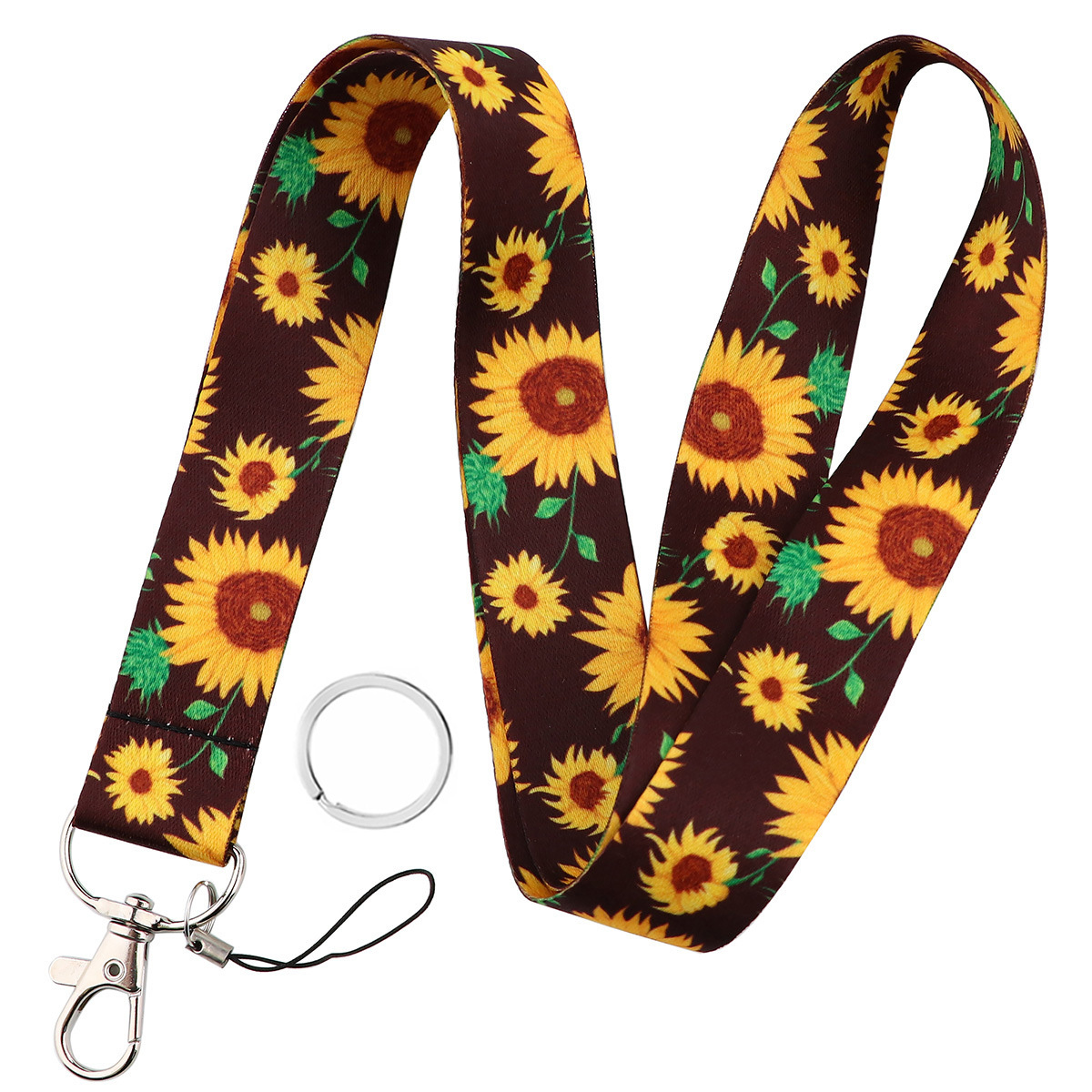 1pc Butterfly Pattern Long Lanyard, Creative Multi-purpose Neck