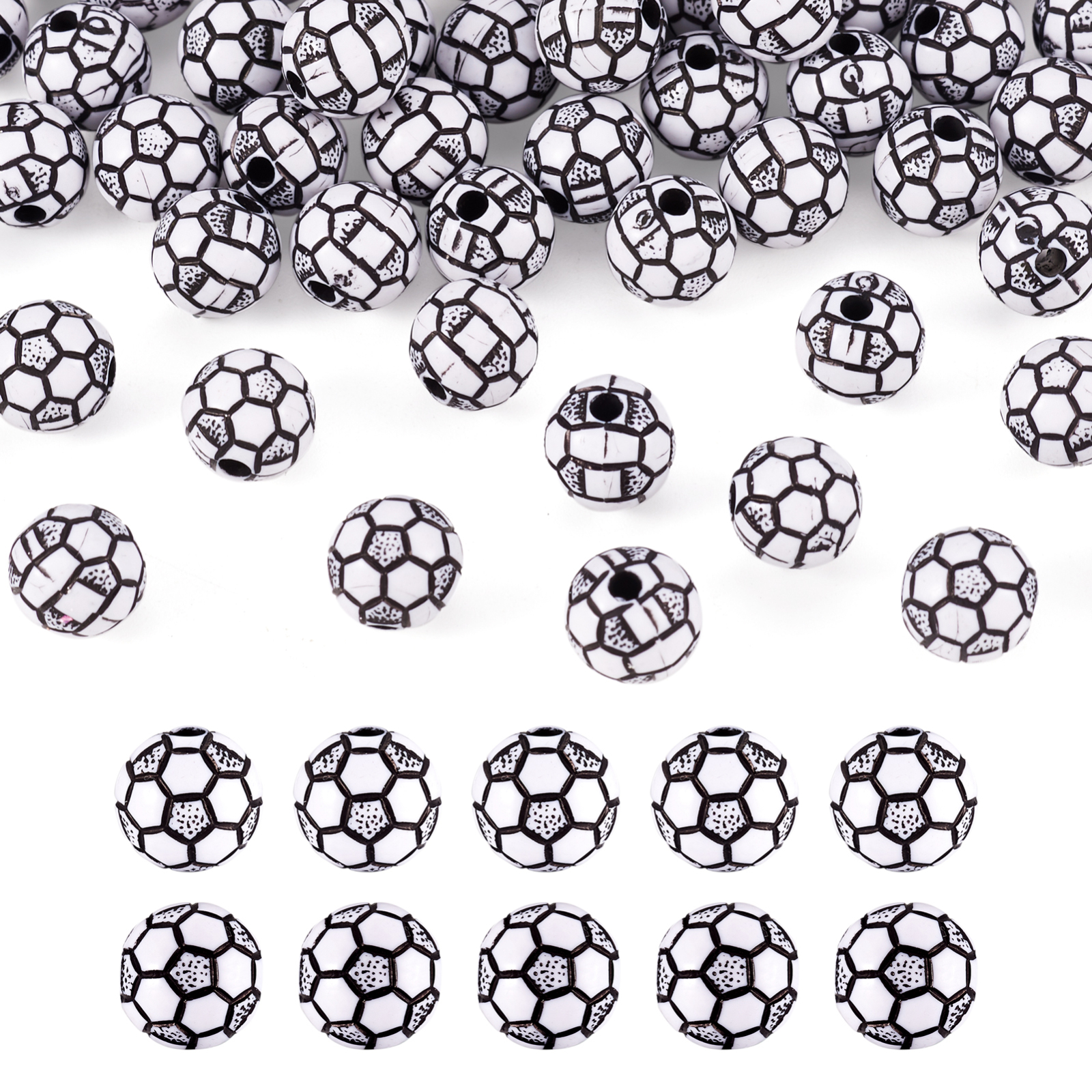  300PCS Sports Beads for Jewelry Making, Polymer Clay Beads with  Baseball, Football, Basketball, Volleyball, Rugby Beads, DIY Crafts Ball  Beads Charms for Bracelets Making Necklace Keychain, 6 Styles