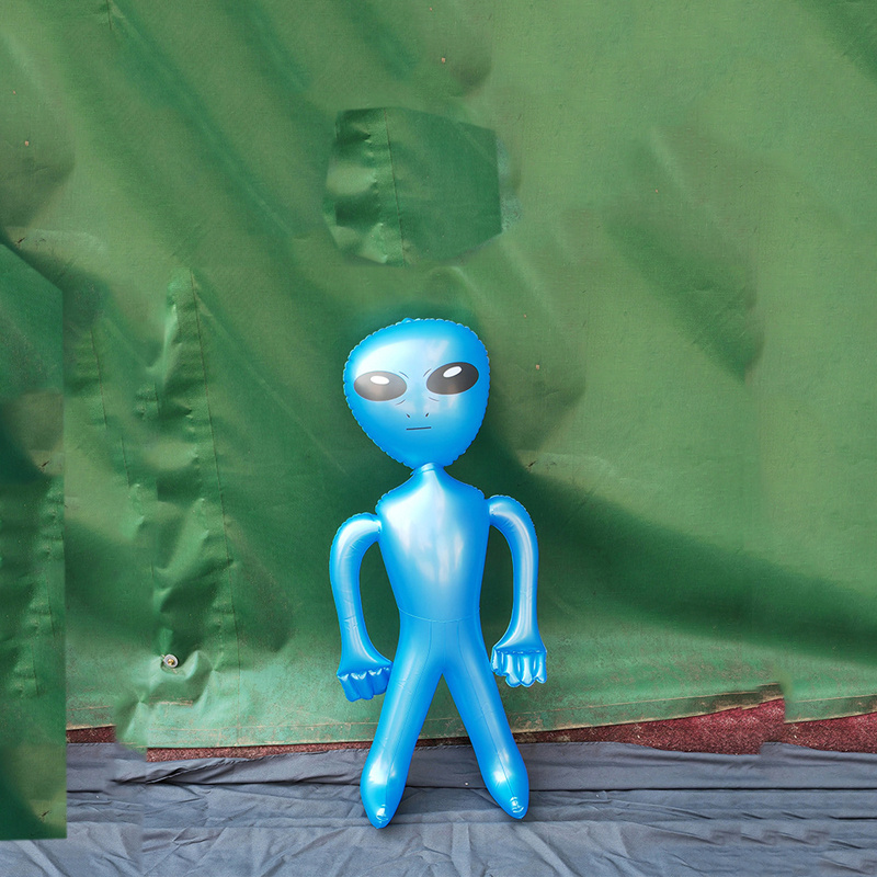 Novelty Place Paquete de 3 paquetes de 3 inflables de alienígena gigante de  33 pulgadas, juguete inflable para niños, perfecto para Halloween