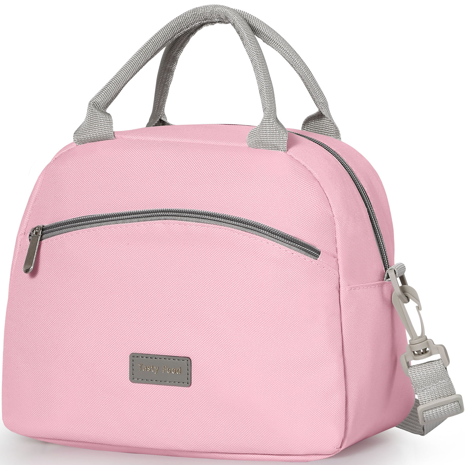 Lunch Bag Insulated Lunch Cooler, Pink