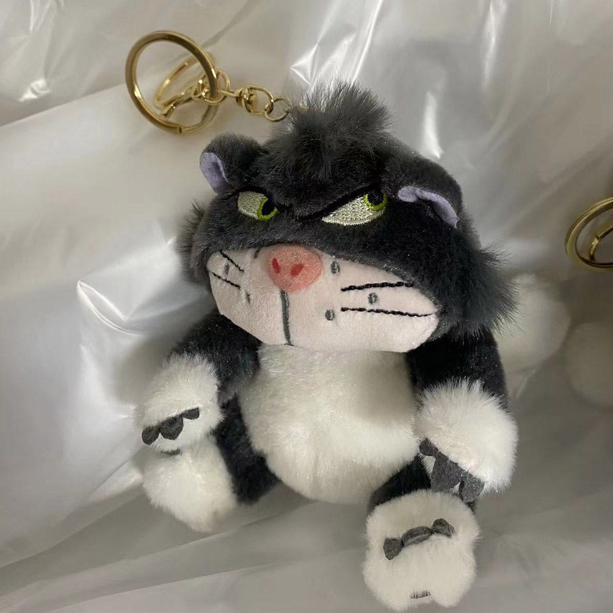 1pc Lucifer Plush Key Chain Ugly Cinderella's Cat Doll Anime Plush Soft  Cute Doll Multipurpose Girl's Gift And Birthday Present Valentine's Day  Gift 4 8 Inches 12 19 Cm | Shop On