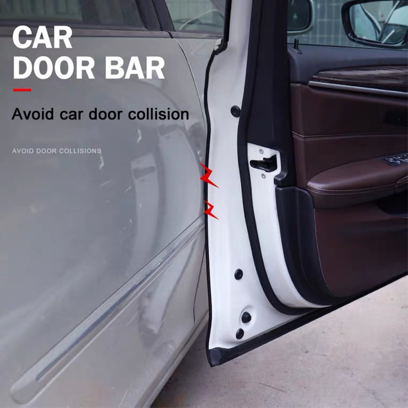 Protection de porte de voiture de type U, protège-bords transparents, style  de garniture, bande de