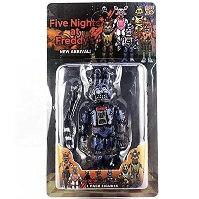 5PCS A Set Fnaf Five Nights at Freddy´s 5.5 Action Figures With Light Toys  Gift 