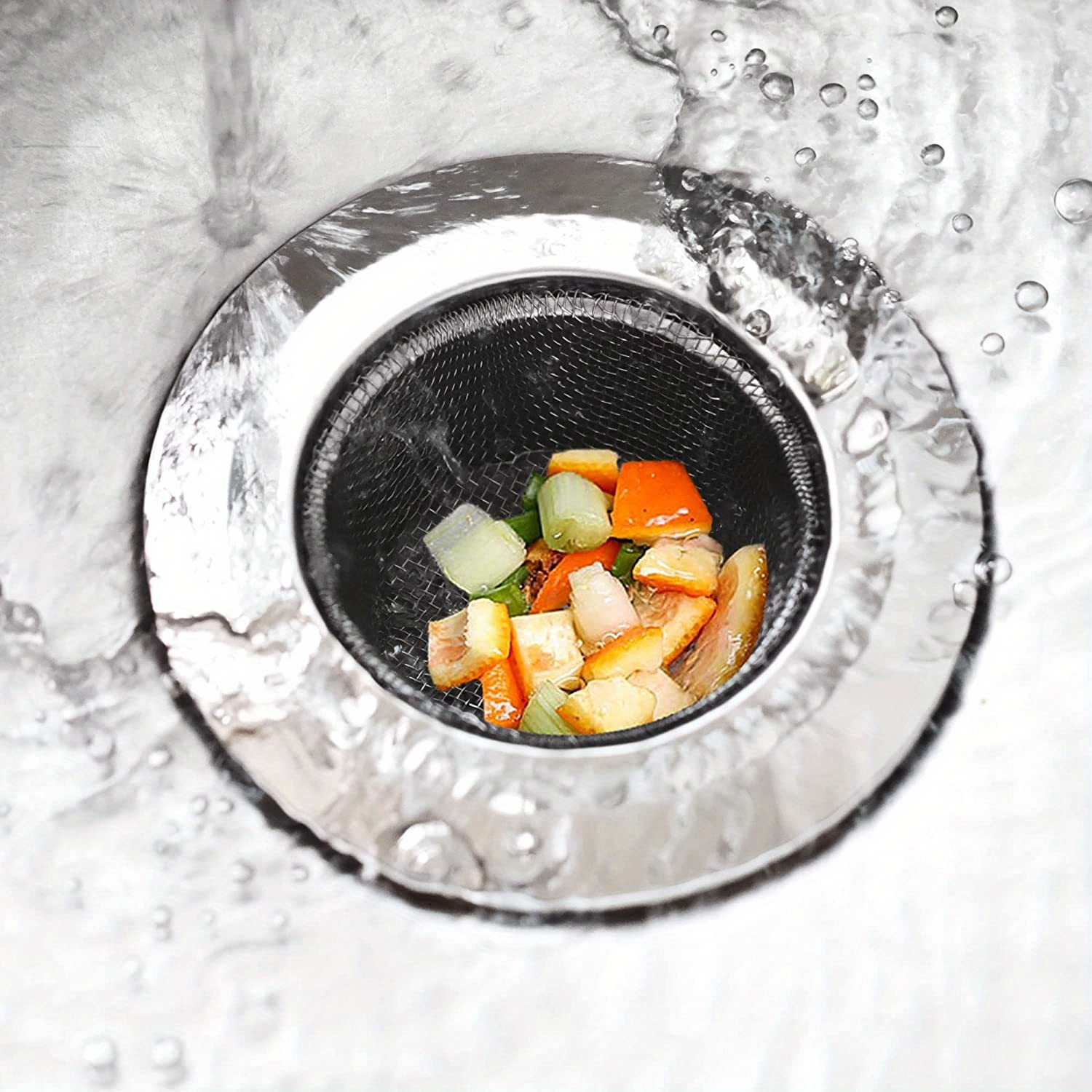 Sink Strainer Stainless Steel Sink Drain Strainer Food Temu