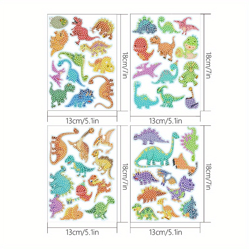 Diamond Painting Set Diamond Art Sticker Craft With Gem Tools, Arts And  Crafts For Ages 4-6-8-12, The Best Mosaic Animal Series Stickers For Boys  And Girls Diy Gifts - Temu