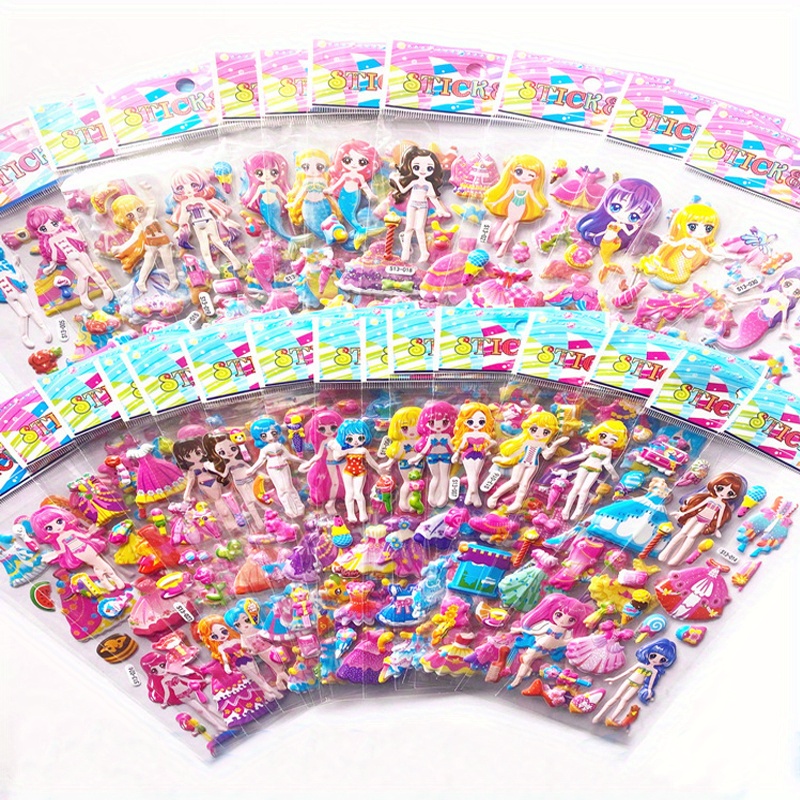 3d Stickers Clothes Girls, Toys Girls Stickers