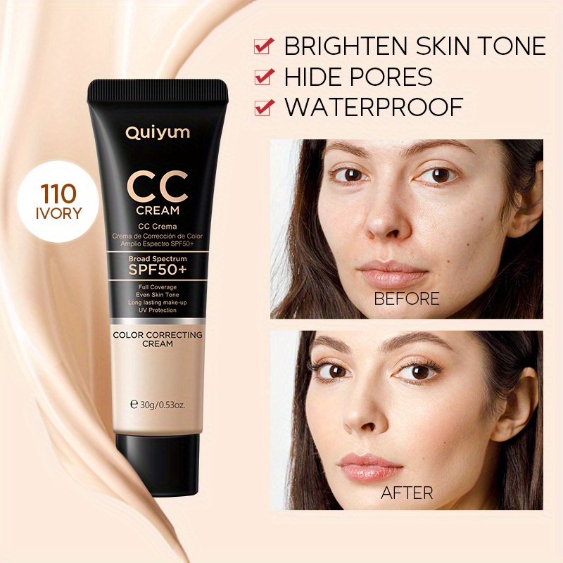 CC Cream Control Concealer for Full Coverage Makeup