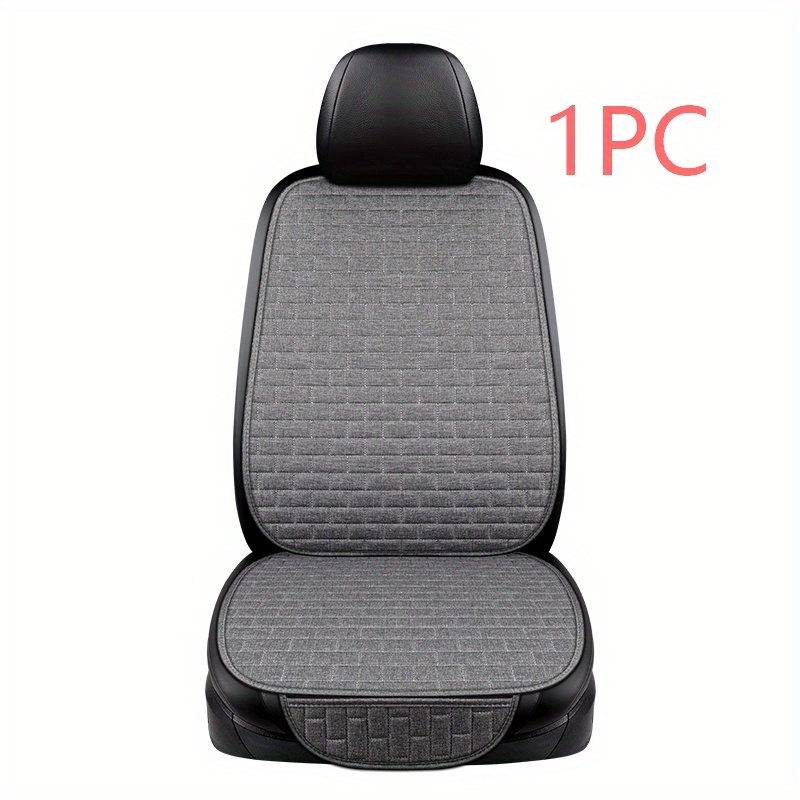 Car Seat Cover Protector Universal Linen Front Rear Back - Temu