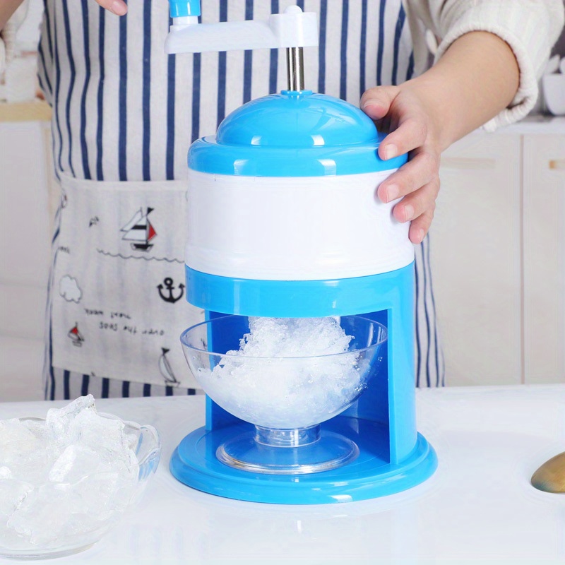 loopsun Instant Ice Cream Maker Household Small Ice Tray Children's  Homemade Ice Machine Mini Smoothie Ice Cream Machine With 2 Scrapers