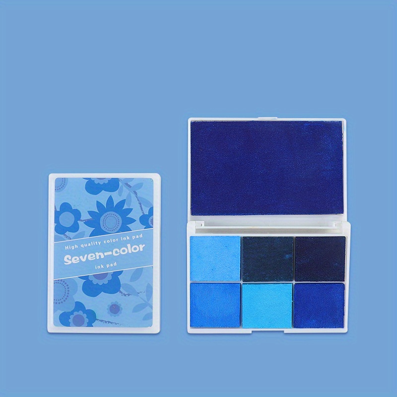 Blue INK PAD / Dye Ink Pad / Craft Ink / Stamp Pad / Rubber Stamp