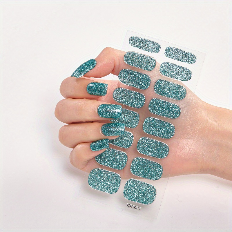 Gel Wraps Selbstklebend Nail Art Sticker Selbstklebend  Full Cover  Gel-Lack Optik  Schokobraun & Matt