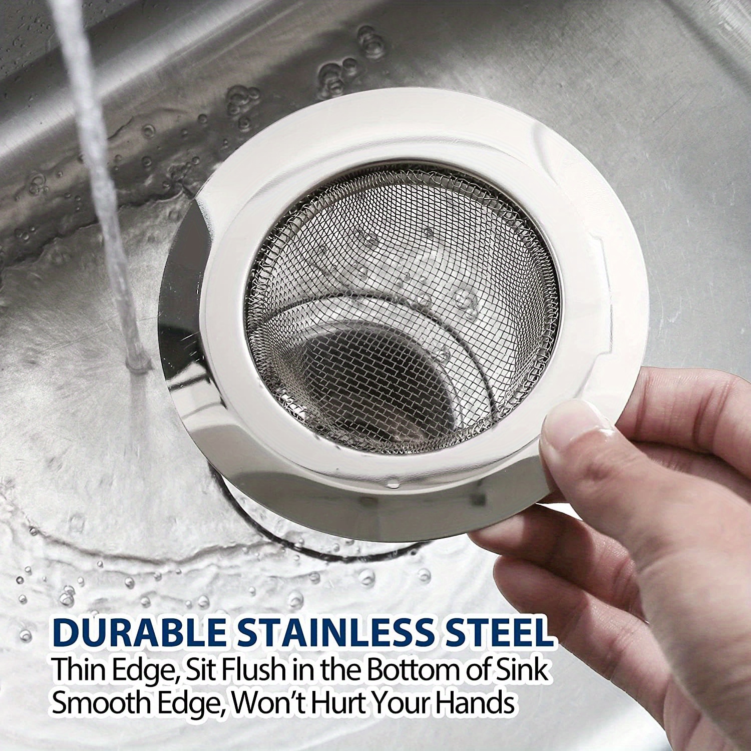 Sink Strainer Stainless Steel Sink Drain Strainer Food Temu