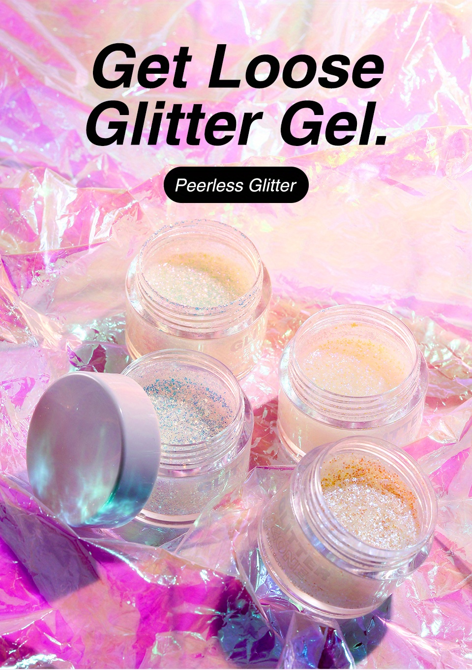 Holographic Body Glitter Gel Glitter Glue Face Highlighting - Temu