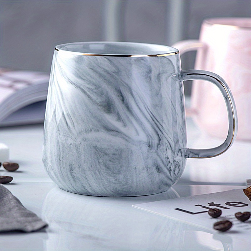Personalized Marble Edge to Edge Coffee Mug 15oz Unifury