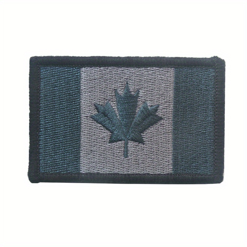 Canada Flag Embroidered Patch Maple Leaf Canadian Military - Temu