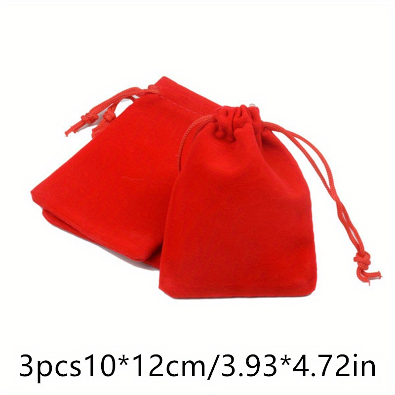 1PC Velvet Drawstring Bags Soft Fabric Storage Bag for Wedding Party Gift  Candy Beads Bracelet Packaging Bags Jewelery Pouch