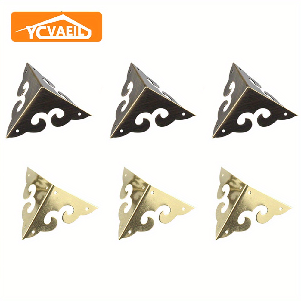 Box Corners Brackets For Home Decorative Triangle Gift Box Metal Table