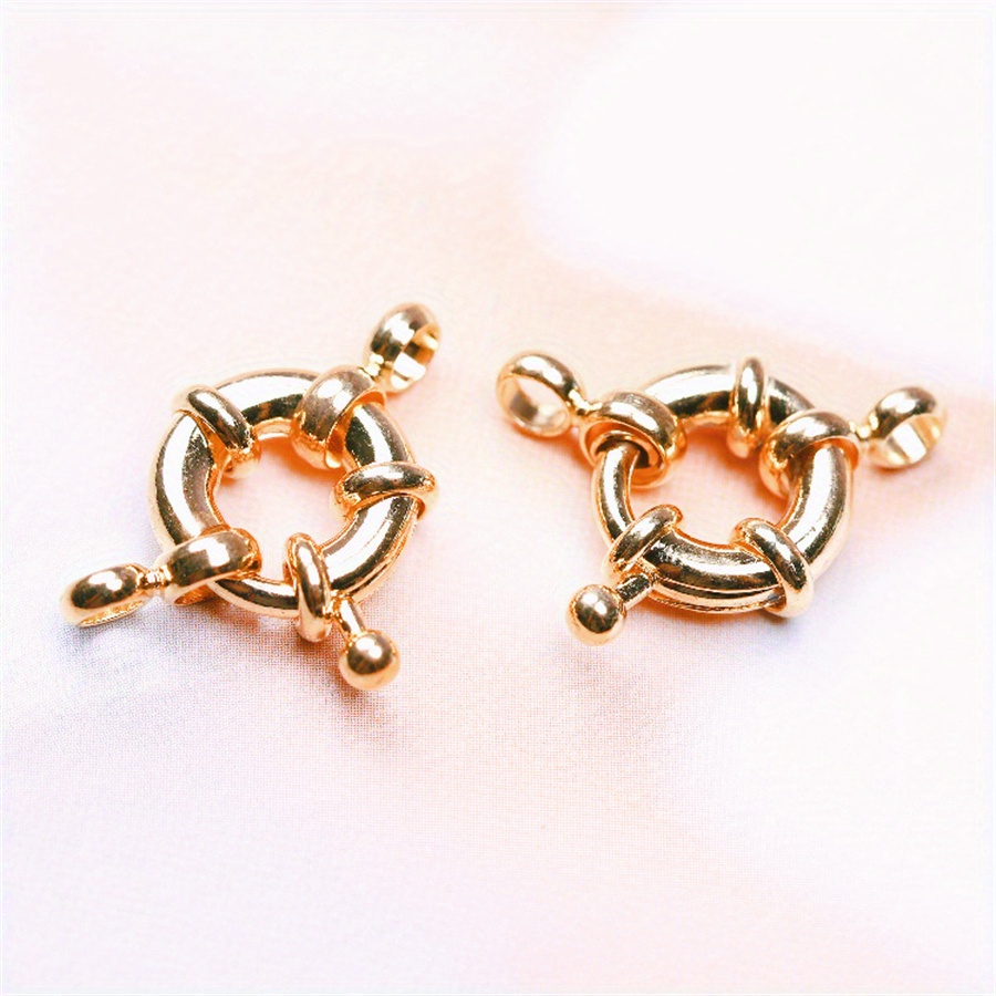 2pcs Copper Sailor Clasps for DIY Jewelry Making