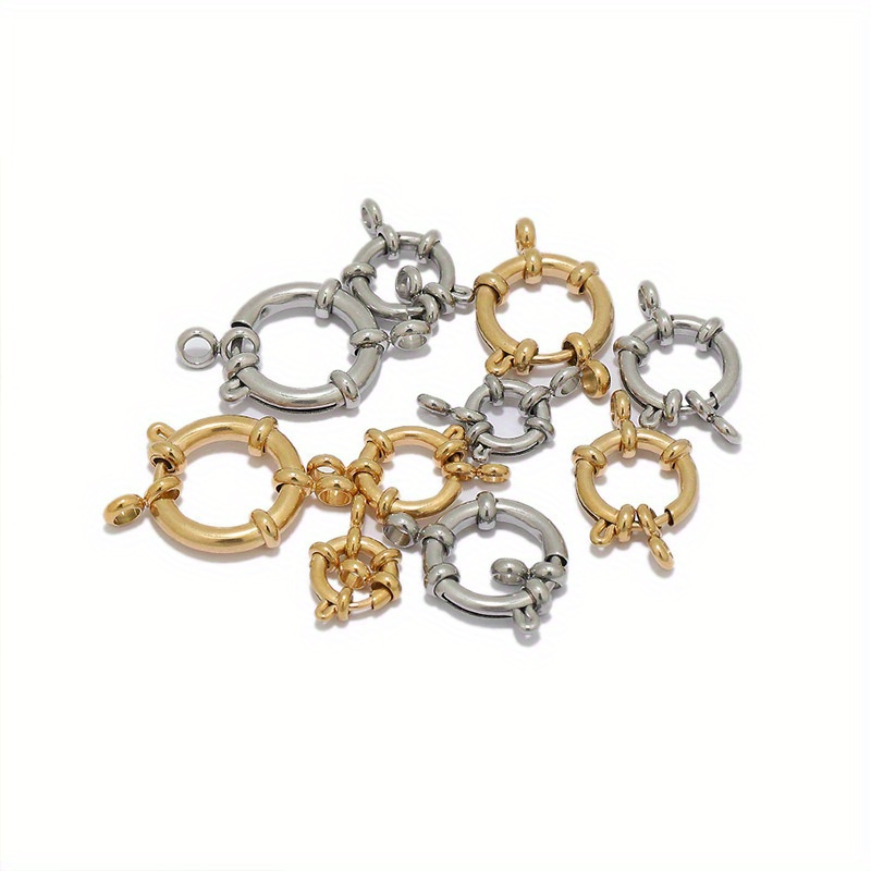 Copper Sailor Clasps Connector Fit Charm Bracelets End - Temu