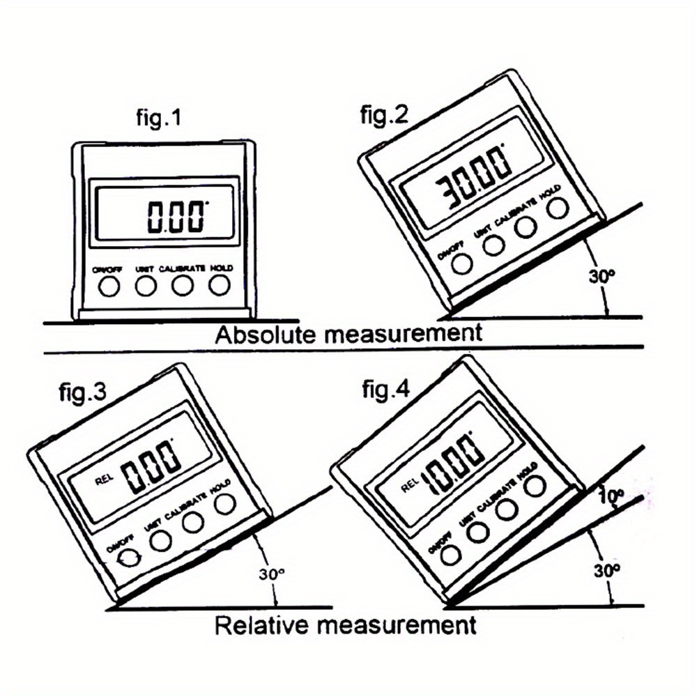360° Mini Digital Protractor Get Accurate Measurements With