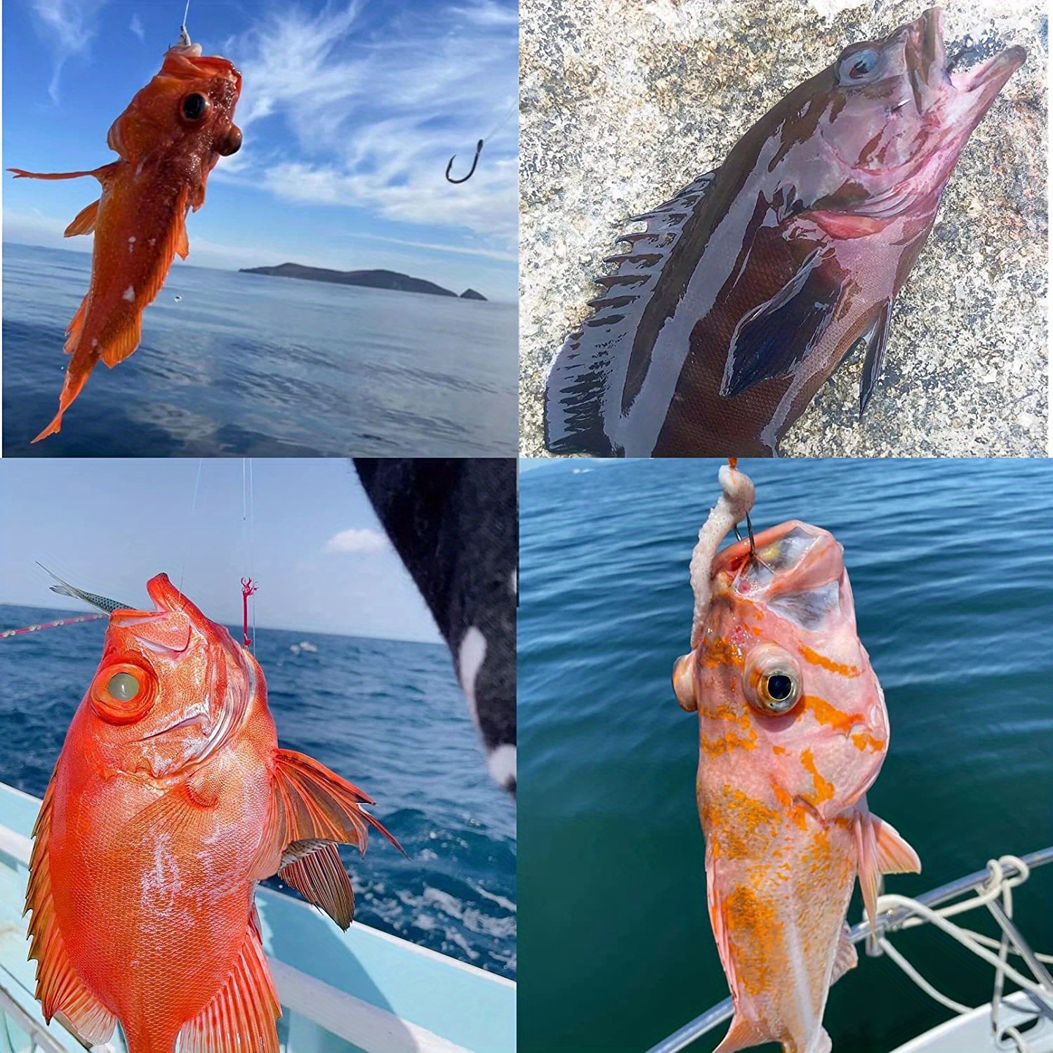 50pcs 100pcs Large Fishing Hook Freshwater Saltwater Fish - Temu New