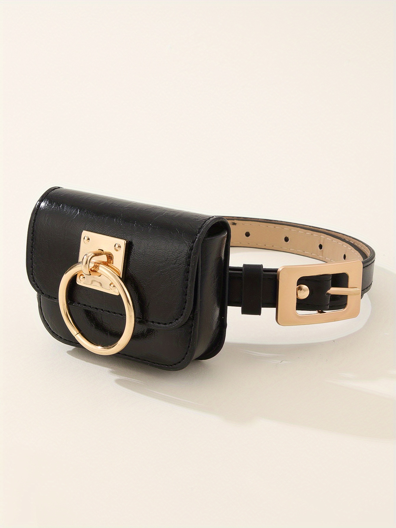 Salvatore Ferragamo Travel Gancini Embossed Leather Belt Bag