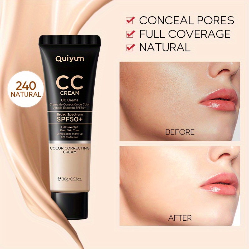 CC Cream Control Concealer for Full Coverage Makeup