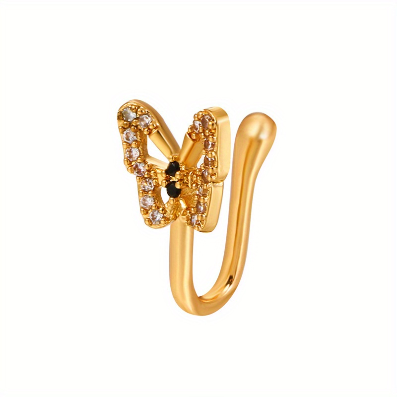 Fashionable Design Of The Kf45 Synthetic Zirconia Nose Clip