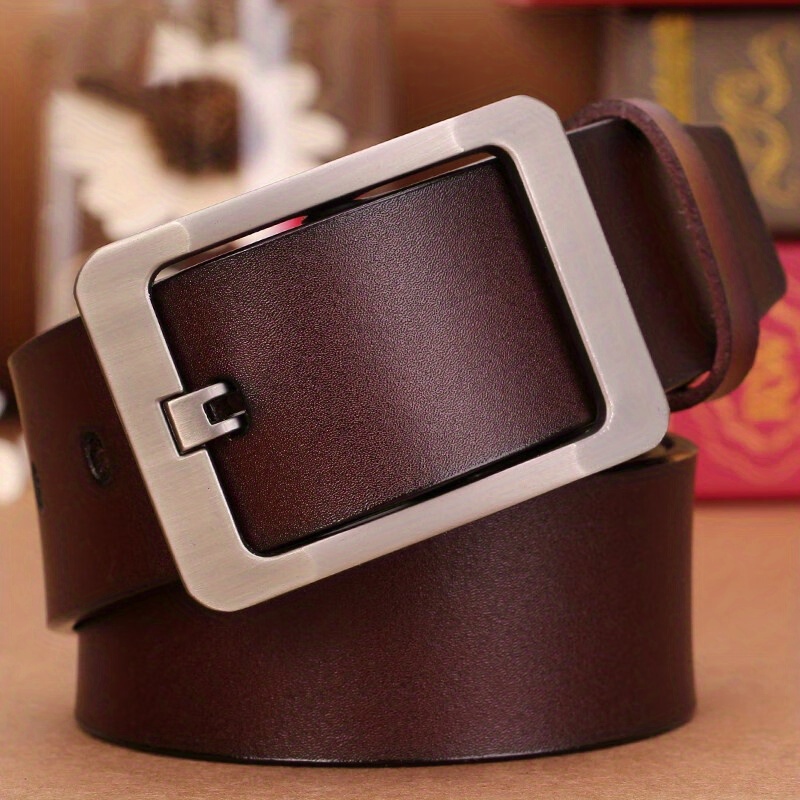 Men's Classic Leather Belt | Black Coffee