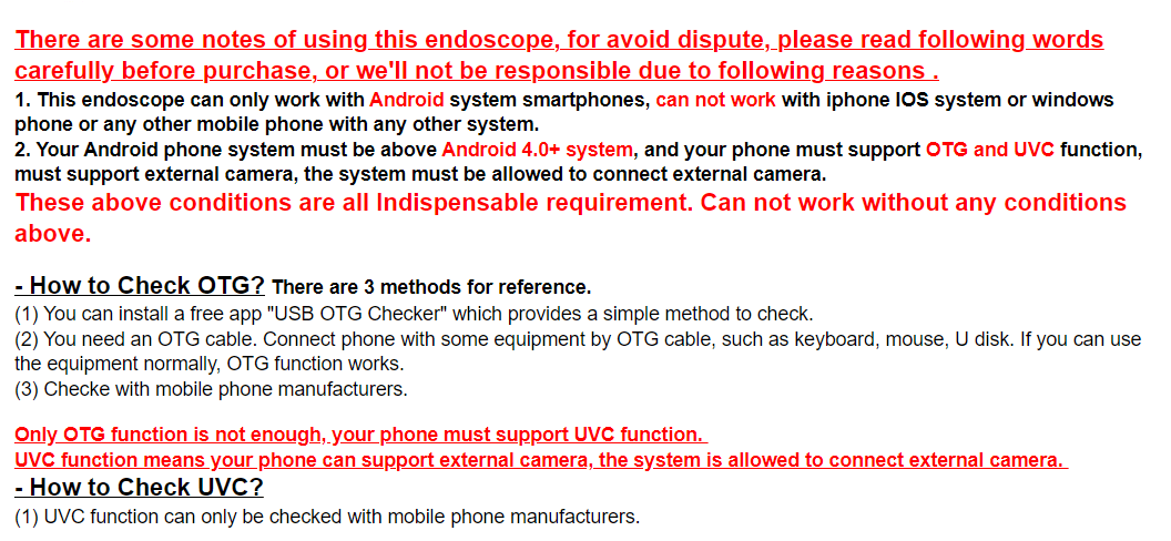 Endoscopio Boroscopio Camara Otg Celular O Tablet Android 5 mts -  Importaciones West