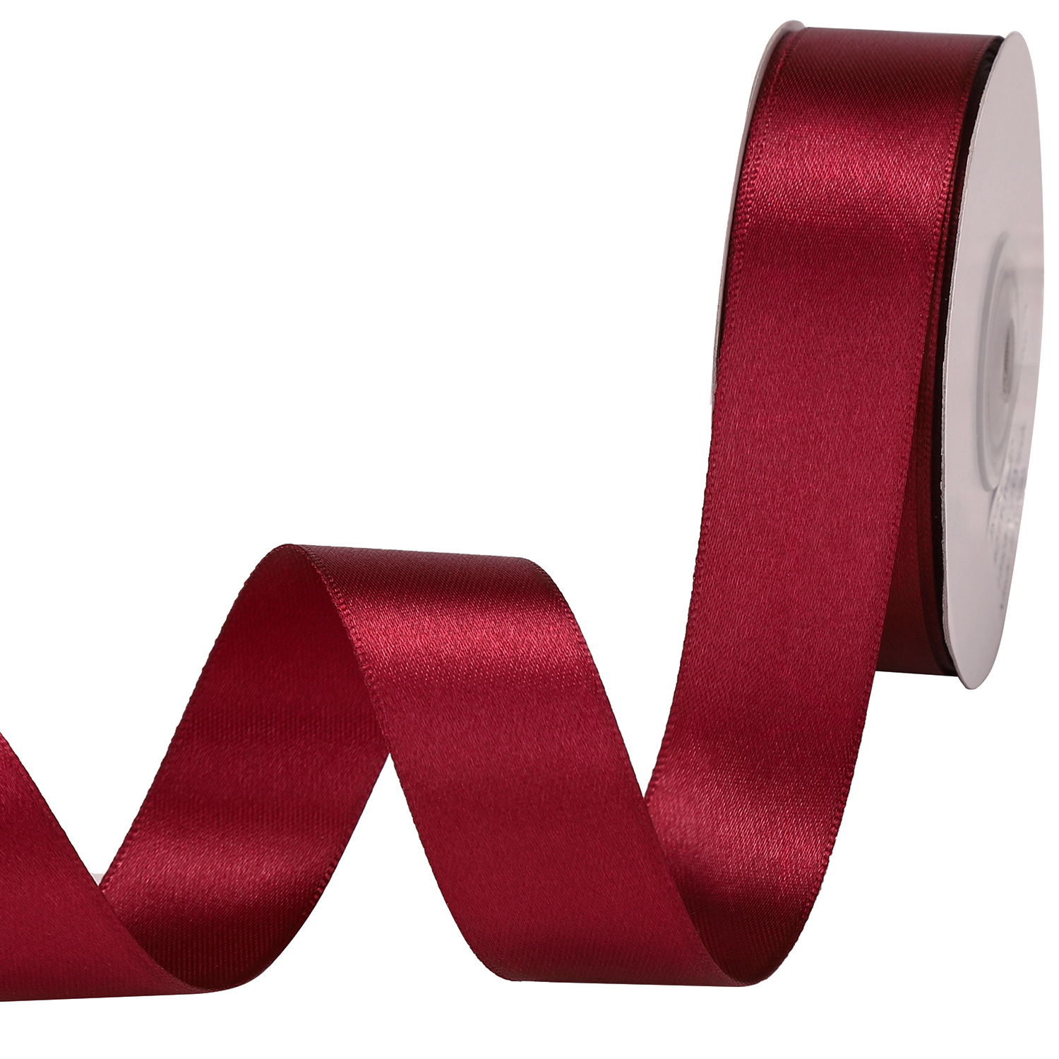 Red Ribbon for Gift Wrapping 1 Inch 25 Yds, Satin Ribbon for Hair Wine  Ribbon Christmas Ribbon Burgundy Ribbon for Christmas Tree Wedding Decor  Flower
