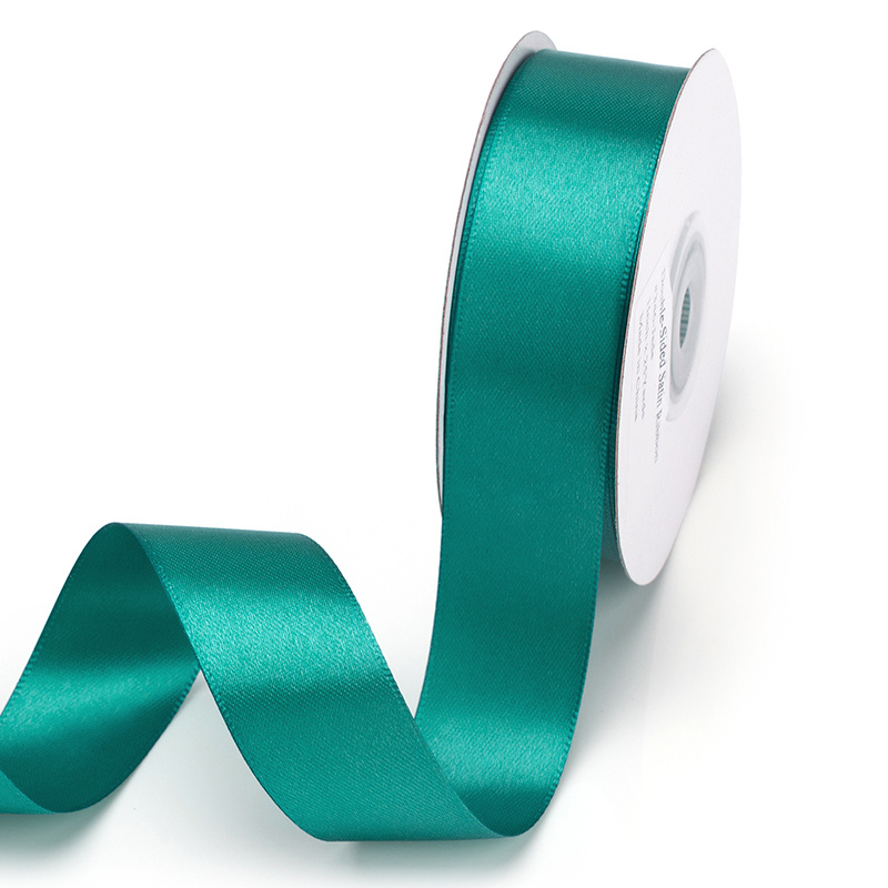 5/8x25 yards Turquoise Organza Satin Edge Gift Ribbon - Pack of 10 Rolls -  CB Flowers & Crafts