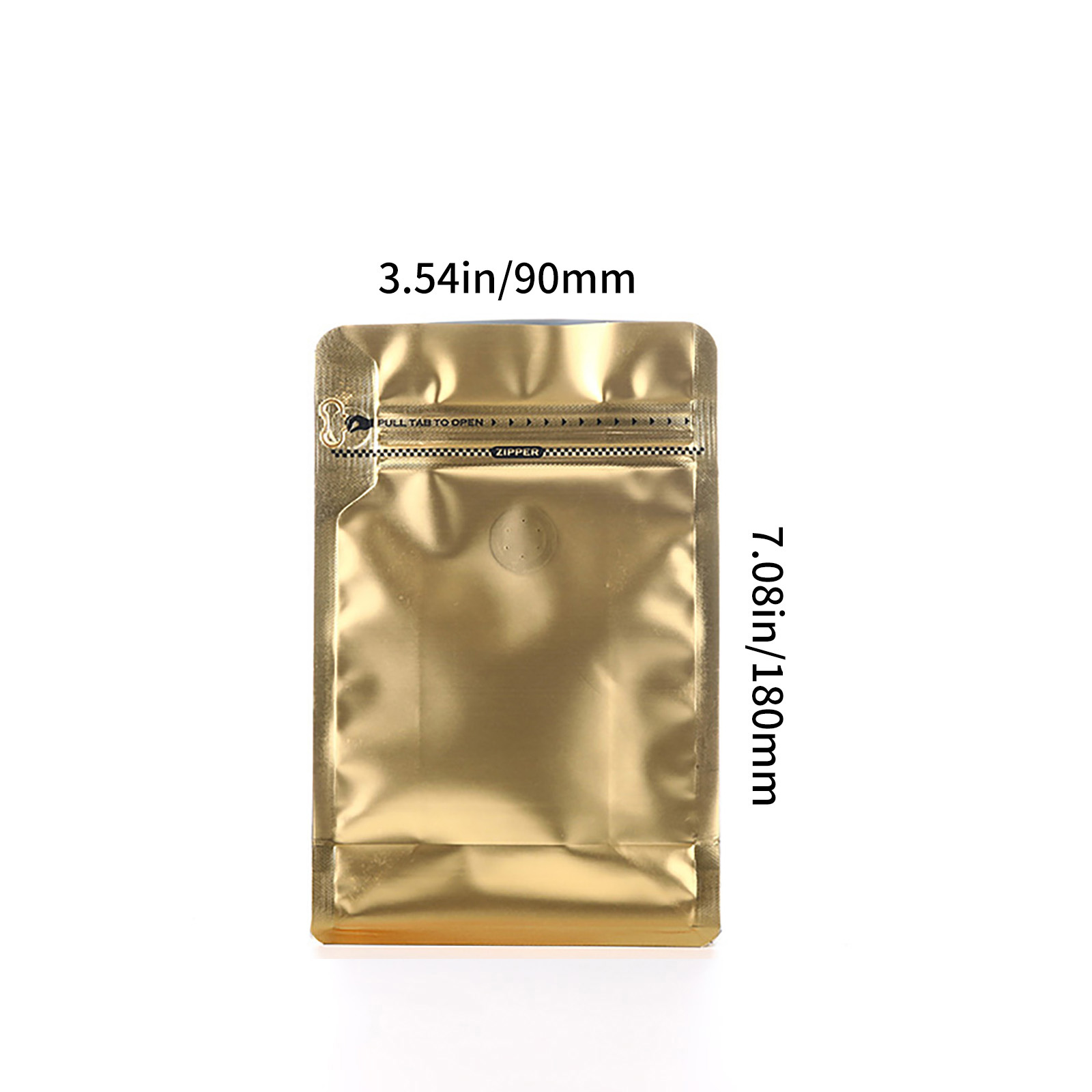 Wholesale Resealable Gold Aluminum Foil Packing Bags Valve Locks With A  Zipper Package For Dried Food Nuts Bean Packaging Storage Bag From  Bigbigdream, $7.46