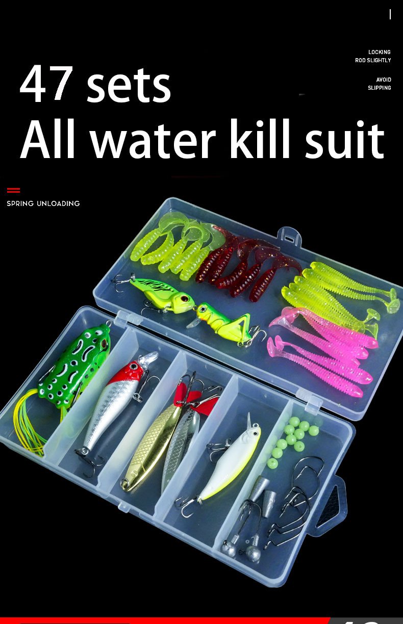 TCMBY 327PCS Fishing Lures Tackle Bait Kit Set for Freshwater Fishing  Tackle Box with Tackle Included Fishing Gear and Equipment, Crankbait, Soft  Worm, Spinner, Spoon, Topwater, Hook for Bass Trout. - Yahoo