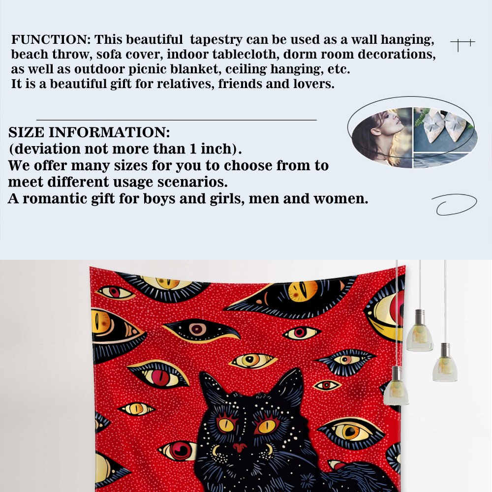 Aesthetic Cat Tapestry For Bedroom Wall Decor Soft And Cozy Temu