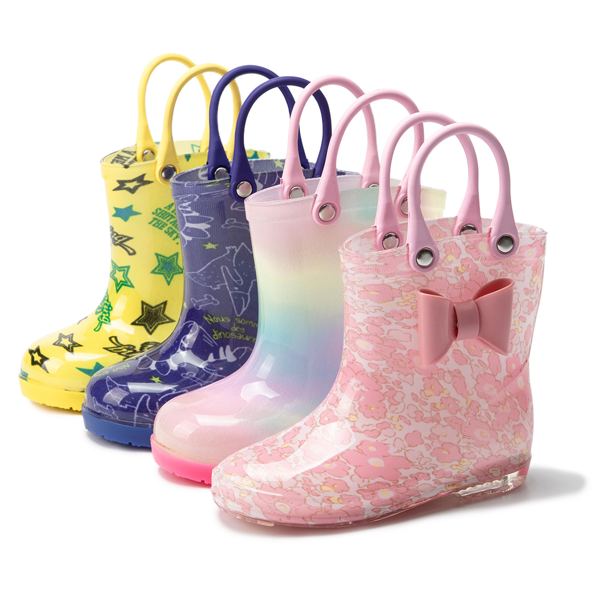 Girls Boys Rain Boots Wear resistant Waterproof Non slip - Temu