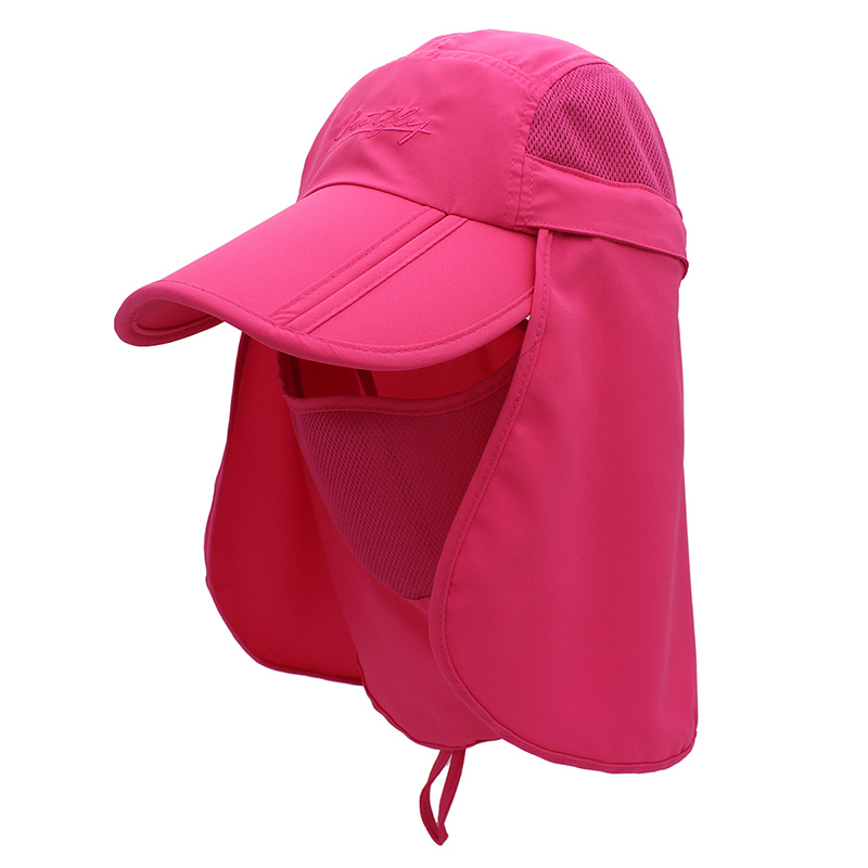 xixi-home Ladies Sun hat,Fisherman hat UPF50+Wide Edge Neck Cover,Outdoor  Beach hat Fishing Hats with Sunscreen Sleeves