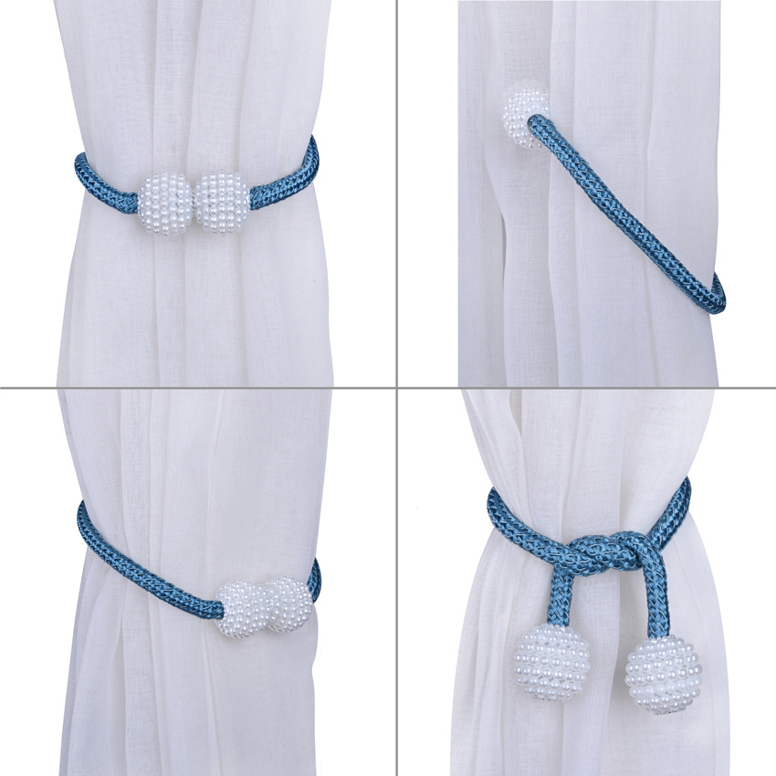   of magnetic curtain buckles hanging straps for curtain rope fixed   decoration details 2