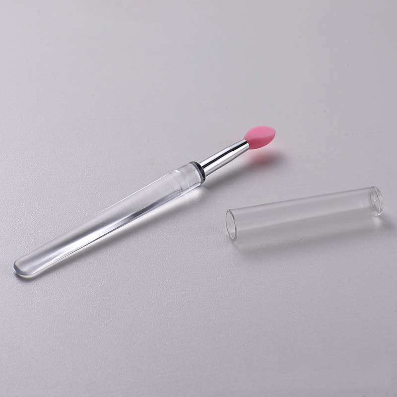 Silicone Lip Brush With Lid Easy And Efficient Lipstick - Temu