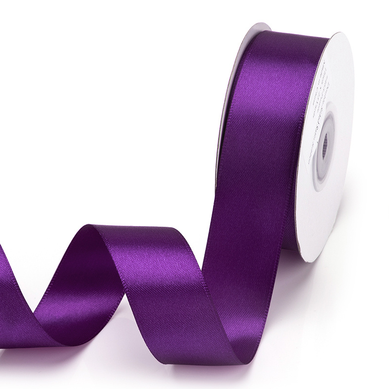 Eggplant - Satin Ribbon Double Face - ( W: 1-1/2 inch | L: 25 Yards )