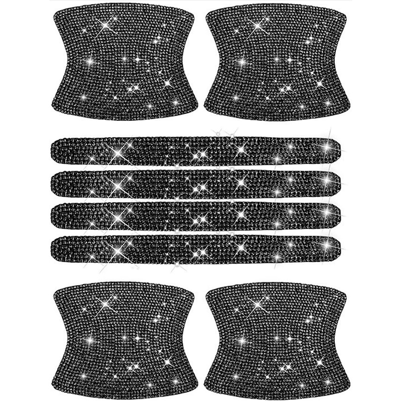 Rhinestone Car Door Handle Scratch Protector Stickers