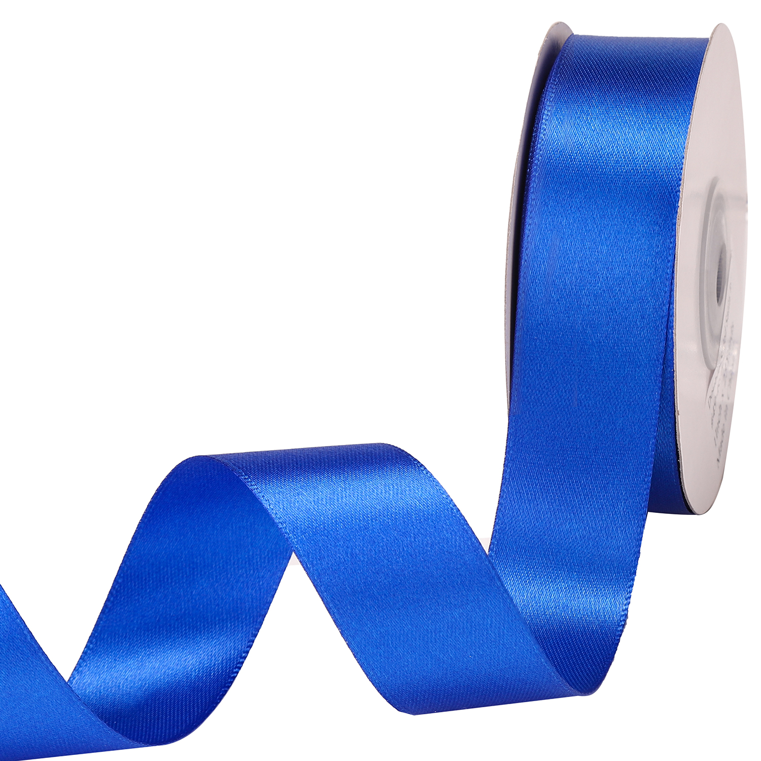 2 Blue Silk Satin Ribbon