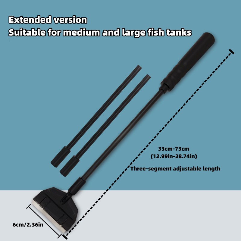 Long Handle Aquarium Scraper Easy Algae Removal Glass Temu