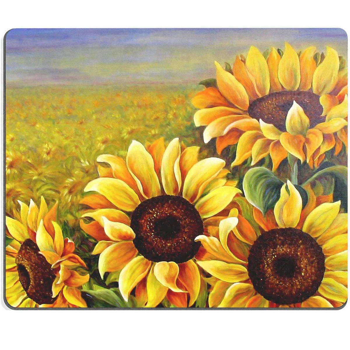 Aazon.co: Sunflower Ouse Pad 24x12 Desk Pad XL Ousepad Gaing Desk - View #3