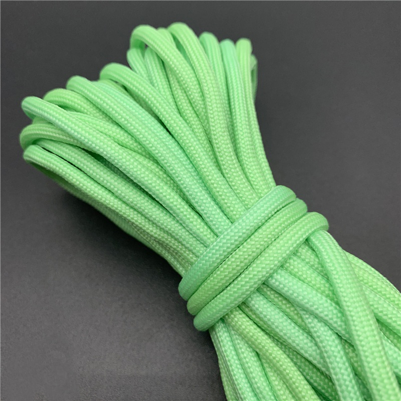 1pc 3/5/10m 4mm 7 Strands Luminous Polyester Cord, Tent Cord