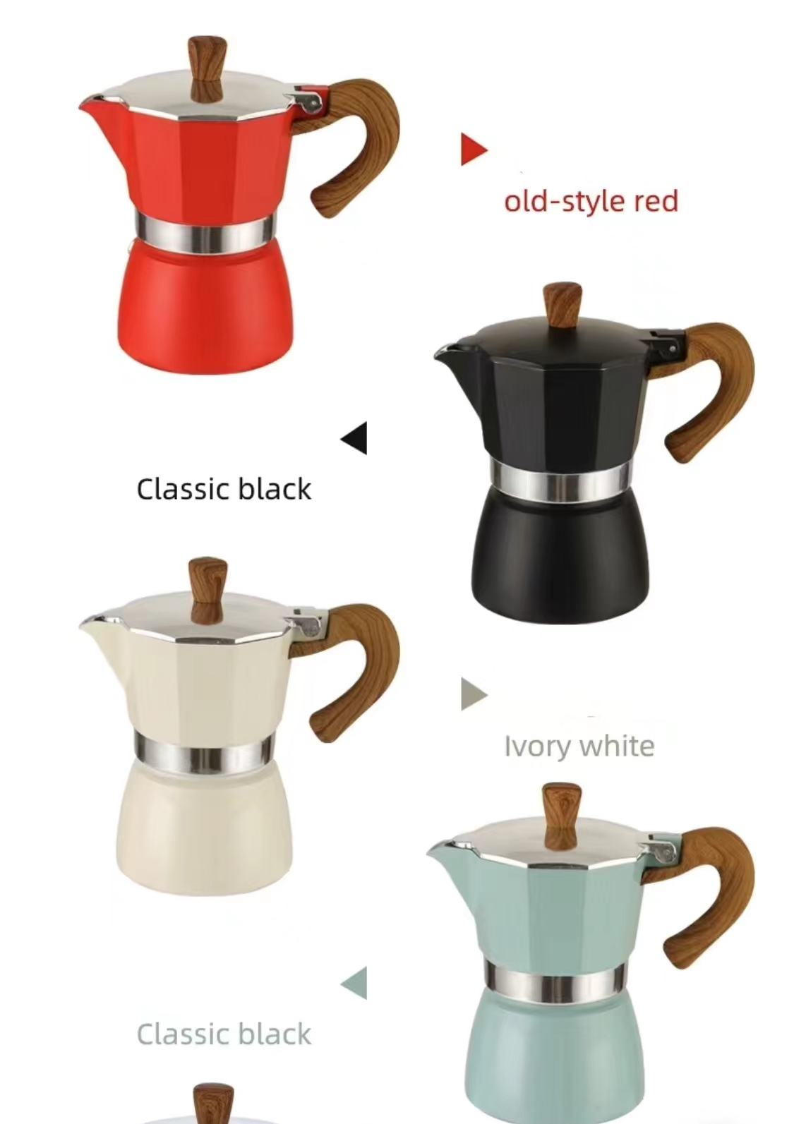 Portable Hand Brew Moka Pot - Perfect for Outdoor Camping and Household Use  - Italian Style Coffee Maker for Rich Concentrate