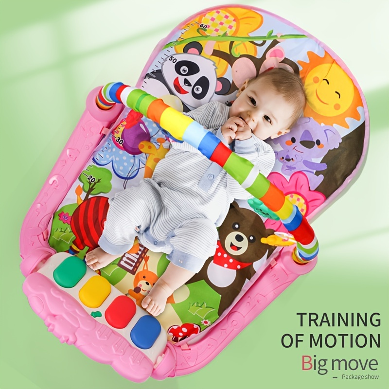 Espejo para bebé, juguetes para el tiempo de la barriga, tapete de juego  seguro para bebés con mordedor para recién nacidos de 0-3-6-12 meses de  edad