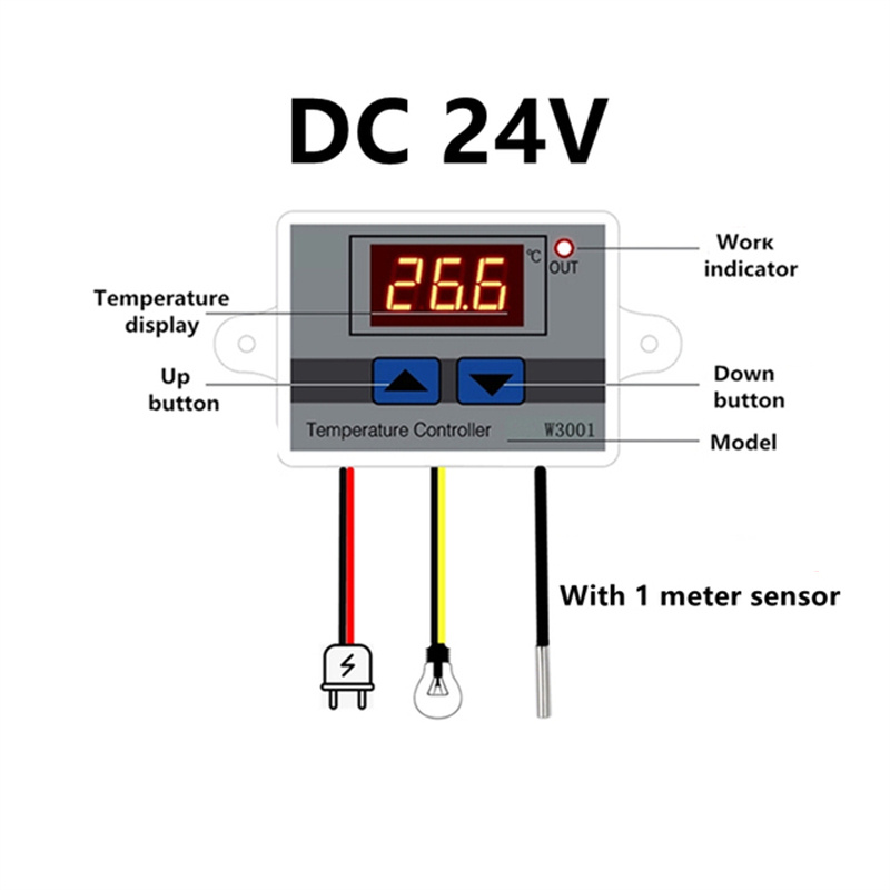 Ac 250v/16a Adjustable 90 Celsius Temperature Switch - Temu