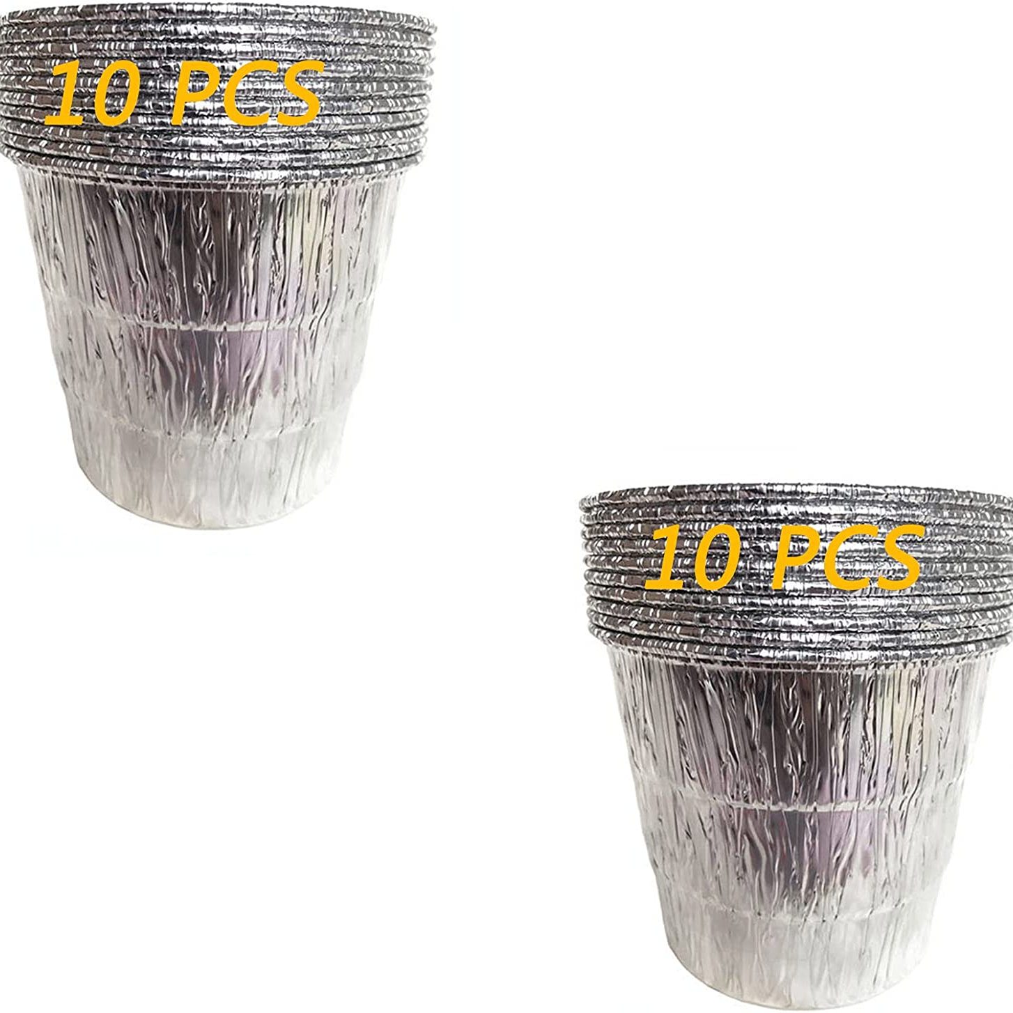 1pc Drip Metal Bucket Kit With 10-Pack Disposable Foil Liner Kit  Replacement Parts For Most Wood Pellet Grills Or Smokers Includes *